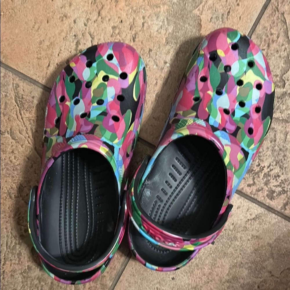 CROCS Kids Multicolor Clogs